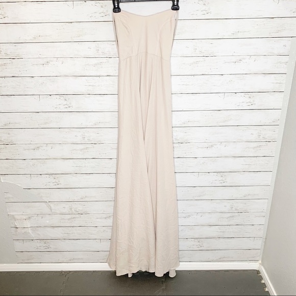 NWT Godshaw Goddess Beige Maxi Boho Dress - Picture 3 of 9